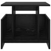 vidaXL Soporte de TV Roble Negro 50 x 35 x 45 cm Madera de ingenier&iacute;a