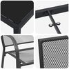 vidaXL Conjunto de Comedor de Jard&iacute;n 5 pcs Antracita