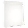 vidaXL Persiana de aluminio blanca 100x130 cm