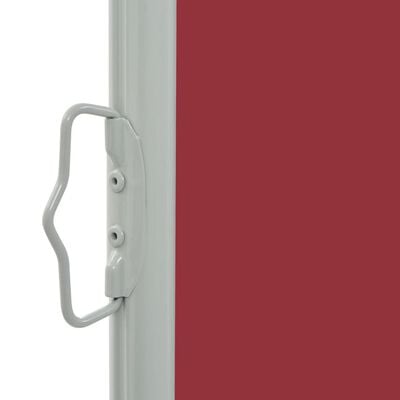 vidaXL Toldo lateral retráctil de jardín rojo 160x300 cm