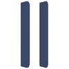 vidaXL Cama box spring con colch&oacute;n tela azul 140x190 cm
