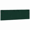 vidaXL Cabecero de cama acolchado Hanko terciopelo verde oscuro 160 cm