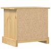 vidaXL Mesita de noche Corona madera maciza de pino 53x39x47 cm
