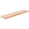 vidaXL Tabla estanter&iacute;a madera maciza roble sin tratar 100x20x4 cm