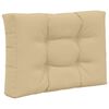 vidaXL Coj&iacute;n para sof&aacute; de exterior 3 pcs Beige Poli&eacute;ster