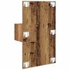 vidaXL Armario de Noche con caj&oacute;n 2 pcs Madera vieja 50 x 32,5 x 80cm