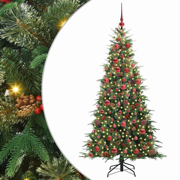 vidaXL &Aacute;rbol de Navidad artificial con ramas articuladas Verde 180 cm