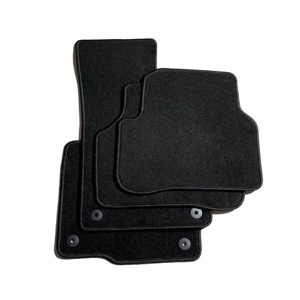 vidaXL Juego de alfombrillas para coche 4 piezas VW Passat