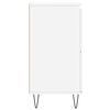 vidaXL Aparador de madera contrachapada blanco 60x35x70 cm