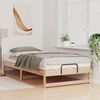 vidaXL Estructura de cama Marr&oacute;n 100 x 210 cm Madera de pino macizo