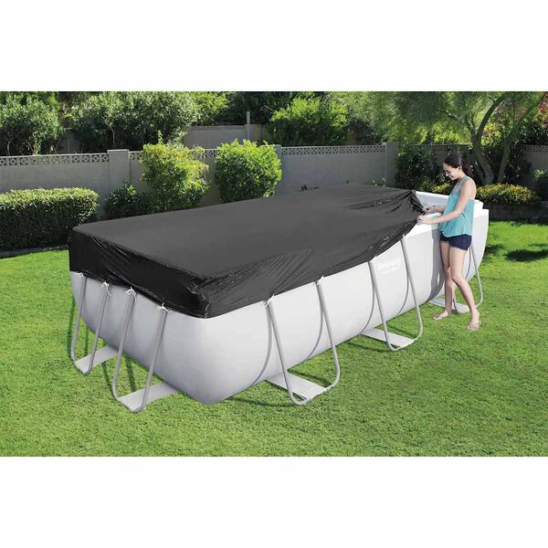 Bestway Cubierta para piscina Flowclear 404x201 cm