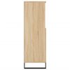 vidaXL Aparador alto madera contrachapada color roble 60x36x110 cm