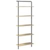 vidaXL Estante de libros 5 niveles 60 x 24 x 168 cm Roble Sonoma