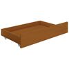 vidaXL Estructura cama sin colch&oacute;n madera maciza marr&oacute;n miel 140x200cm