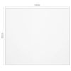 vidaXL Protector de mesa PVC mate 80x80 cm 1,6 mm