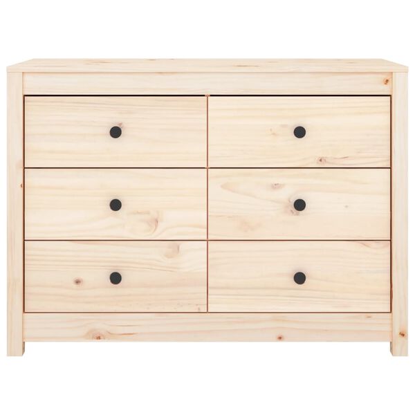 vidaXL Aparador de madera maciza de pino 100x40x72 cm