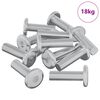 vidaXL Tornillo 1593 pcs Plateado 8 x 25 mm Acero