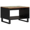 vidaXL Mesa de centro de madera maciza reciclada 60x50x40 cm
