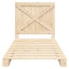 vidaXL Estructura de cama con cabecero madera maciza pino 100x200 cm