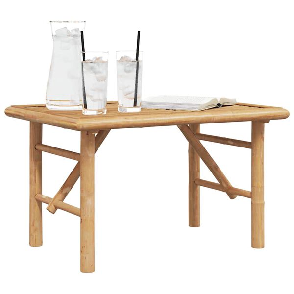 vidaXL Mesa de Café Marrón 70 x 40 x 36 cm Bambú