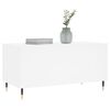 vidaXL Mesa de centro madera contrachapada blanco 90x44,5x45 cm