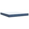 vidaXL Cama box spring con colch&oacute;n terciopelo azul 180x200 cm