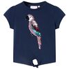 Camiseta infantil azul marino 92