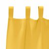 vidaXL Cortinas Opacas con Anillas 2 pcs Amarillo Mostaza 140 x 140 cm