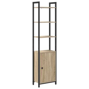 vidaXL Estanter&iacute;a para libros 6 niveles 40 x 24 x 161 cm Roble Sonoma