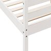 vidaXL Estructura de cama sin colchón madera de pino blanca 140x200 cm