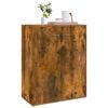 vidaXL Aparador madera contrachapada color roble ahumado 60x30x75 cm