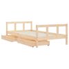 vidaXL Estructura de cama infantil con cajones madera pino 90x190 cm