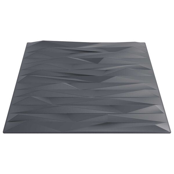 vidaXL Paneles de pared 12 pcs Gris piedra 50 x 50 cm Espuma XPS