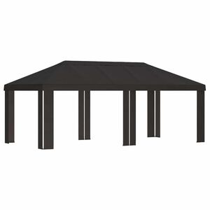 vidaXL Cubierta de gazebo 6 x 3 m Gris antracita Poli&eacute;ster 190