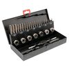 YATO Juego de machos y terrajas M3-M12 32 piezas