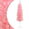 vidaXL &Aacute;rbol Navide&ntilde;o Artificial Delgado 150 cm PVC y Acero Rosa