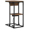 vidaXL Armario de Noche Roble ahumado 41,5 x 26 x 60,5 cm