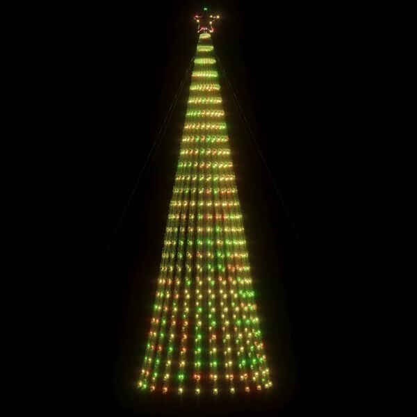 vidaXL &Aacute;rbol de Navidad LED 688 LEDs de colores 300 cm