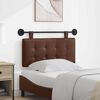 vidaXL Cabecera Colgante Marr&oacute;n 100 x 55 x 5 cm Cuero sint&eacute;tico