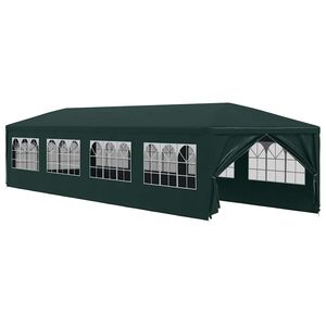 vidaXL Carpa para fiestas verde 3x12 m