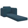 vidaXL Sof&aacute; cama Azul 98 x 71 x 83 cm Terciopelo