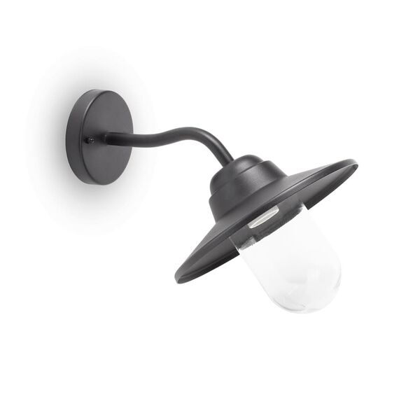 Smartwares L&aacute;mpara de pared cl&aacute;sica 26 W negra GSW-001-HB