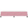 vidaXL Cama tipo Box Spring con colch&oacute;n Rosa 90 x 210 cm tela