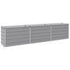 vidaXL Cama de Jard&iacute;n Elevada Gris 240 x 40 x 55 cm