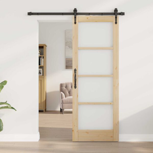 vidaXL Puerta Corredera ORKDAL Natural 73,5 x 198,5 cm