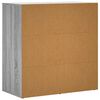 vidaXL Aparador de madera de ingenier&iacute;a gris Sonoma 79x38x80 cm