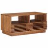 vidaXL Mesa de Caf&eacute; Hecha a Mano Madera de teca marr&oacute;n