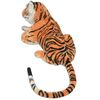 vidaXL Tigre de peluche marrón XXL
