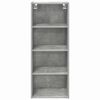 vidaXL Mueble colgante Gris Concreto 40 x 29,5 x 100 cm