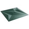 vidaXL Paneles de pared 12 pcs Verde Estrella 50 x 50 cm Espuma XPS